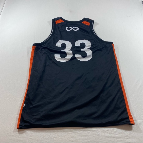 Patrick Ewing Hoops Shirt Men Medium Hoops 33 Written Reversible Sleeveless - Picture 3 of 6